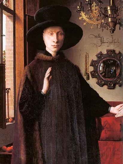 Jan Van Eyck Portrait of Giovanni Arnolfini and his Wife Norge oil painting art